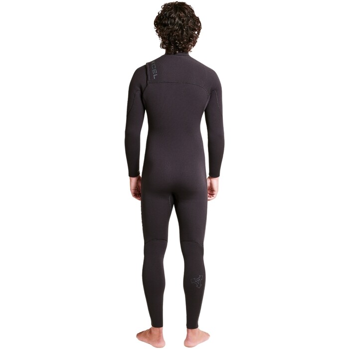 2024 Xcel Hombres Comp+ 5/4mm Chest Zip Neopreno MN54CPC4BK - Black